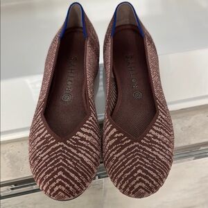 Rothy's Brown and Cream Women's Flats